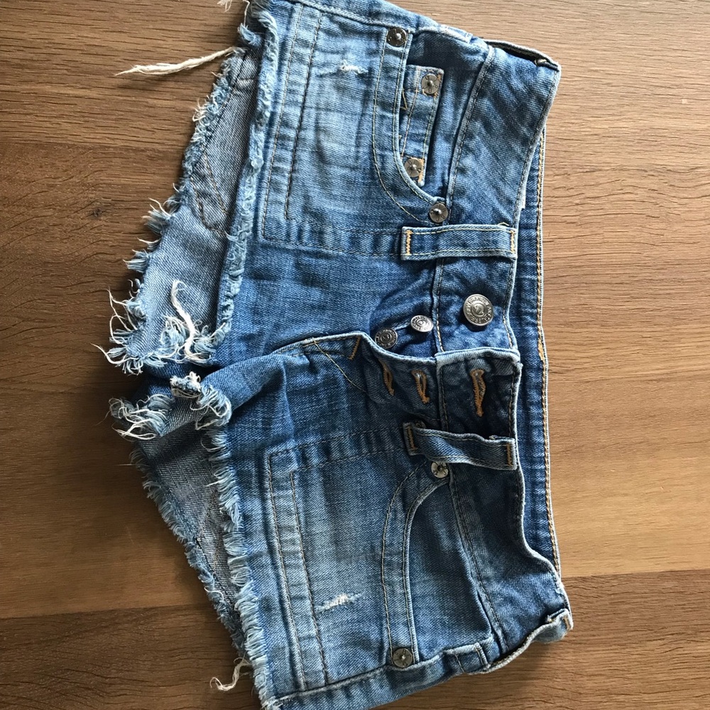 True religion Jean shorts